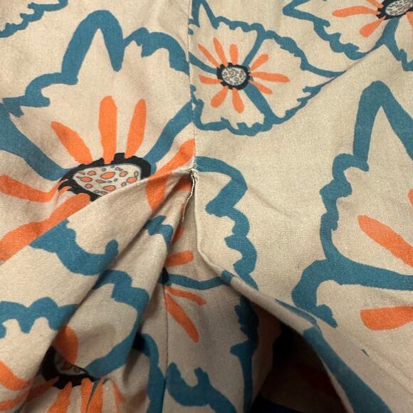 Atelier 1756 x Anthropologie Pastel Pink Nadia Ruffle Floral One-Sleeve Romper - Picture 8 of 11